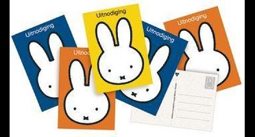 Nijntje uitnodigingen 6 stuks