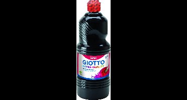 Giotto Extra Quality Plakkaatverf Zwart - 1L