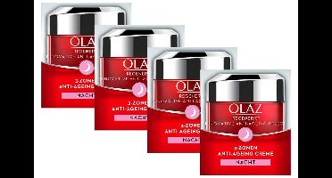 Olaz Regenerist Anti-verouderingscrème Nacht - 4 x 15 ml