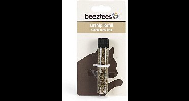 Beeztees plastic koker met Catnip navulling