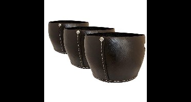 Tade set van 3 moderne potten/ manden