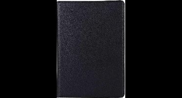 Just in Case Rotating 360 kunstleer hoes voor iPad 10.2 (2019 2020 2021) - zwart