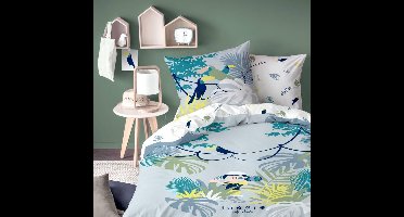 Matt & Rose Onderzoeker - Dekbedovertrek - Eenpersoons - 140 x 200 cm - Grijs