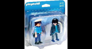 PLAYMOBIL DuoPack Politieagent en dief  - 9218