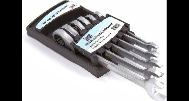 HBM 6 Delige Ring , Ratel , Steeksleutelset