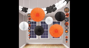 AMSCAN - Set van 9 Halloween decoraties