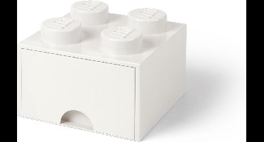 Lego - Opbergbox met Lade Brick 4 - Polypropyleen - Wit
