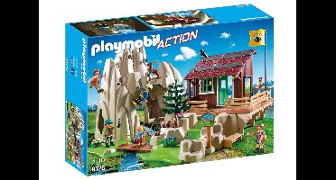 PLAYMOBIL Bergbeklimmers met berghut  - 9126
