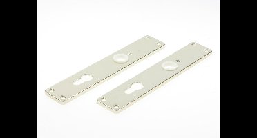 Hoppe Langschild, aluminium 202/pc72 (Prijs per paar)