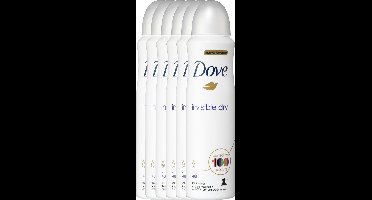 Dove Invisible Dry Women - 6 x 150 ml - Deodorant Spray - Voordeelverpakking