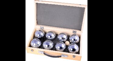 Longfield Games Jeu De Boules Set Luxe Kist - 8 ballen