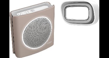 Extel diBi Flash soft brown draadloze deurbel