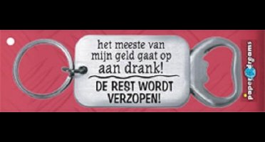 Paperdreams Sleutelhanger/opener meeste geld