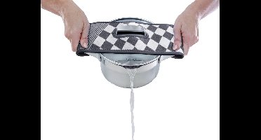 BK Mr. Gripper Afgiethulp - Zwart geruit