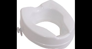 Aidapt Toiletverhoger 10 cm - Eenvoudig te reinigen zonder deksel - Wit