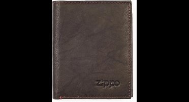 Leren heren portemonnee large Zippo - Mokka