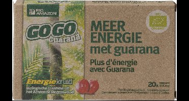Gogo Guarana Energiekruid 500Mg - 20 capsules - Voedingssupplement