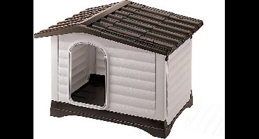 Ferplast Dogvilla 70 Hondenhok - Grijs - 73 x 59 x 53 cm