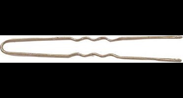 Sibel Haarspelden geribbeld Brons 50mm