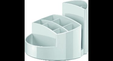 Pennenbak HAN Rondo 9-vaks - hoogglans grijs