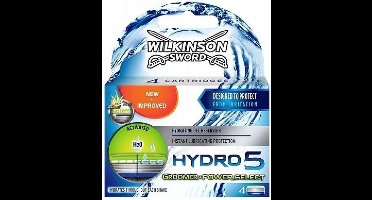 Wilkinson Hydro 5 Scheermesjes - Groomer Power Select 4 Stuks
