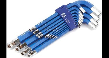 13 Delige Lange Metrische Inbussleutel Set met magneet, GROTE MATEN