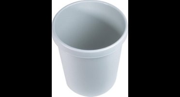 HELIT Afvalbak - 45 liter - Kunststof - Lichtgrijs - dxh 390x480 mm