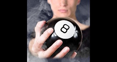 Magic 8 Ball - Mystic 8 Ball - Vragenspel - Geeft Antwoord Op Al Je Levensvragen -  Geen Batterijen Nodig - Biljartbal Design - Zwart