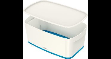 Leitz MyBox® Klein met deksel, opbergdoos - blauw/wit