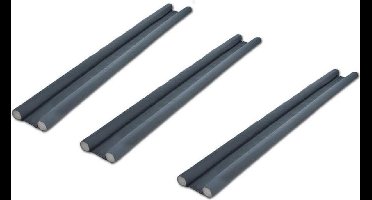 Dubbele tochtstoppers - 95 cm - 3 stuks