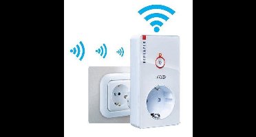 M-E DGF-300 Entreemelder Toegangsmelder Winkelbel REPEATER voor VERGROTEN BEREIK CR R1 Wit 55220