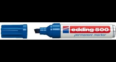 Viltstift edding 500 schuin blauw 2-7mm