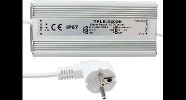 Waterdichte adapter voor led strips 80 Watt - 24V / 3.3A