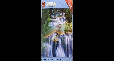King Puzzel 1000 stukjes Huay Mae Khamin Waterval Thailand