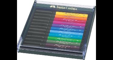 Faber-Castell tekenstift - Pitt Artist Pen - set Bright 12 stuks - FC-267421