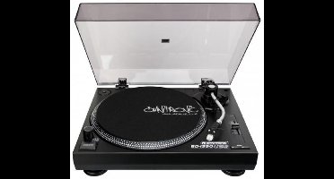 Omnitronic BD-1390 Draaitafel (dj) met riemaandrijving Zwart