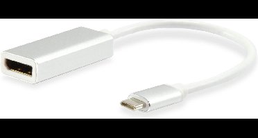 Equip 133458 tussenstuk voor kabels USB Type C DisplayPort Wit