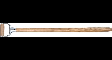 Excellent Steel YD - 95cm - gebogen - Houten bezemsteel - Steel met D grip - Losse steel - Schop