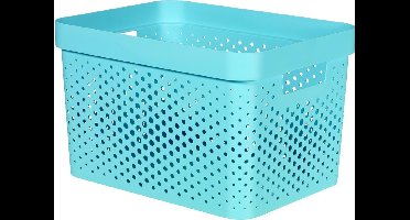 Curver - Infinity box dots 17L molokai blauw