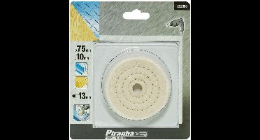 Piranha katoenen polijstschijf metaal en marmer X32360