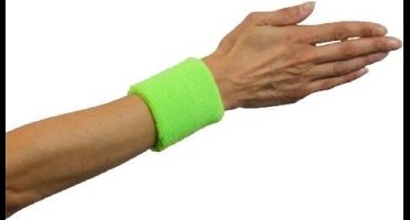 Witbaard Polsbandjes 7 Cm Katoen Groen One-size 2 Stuks