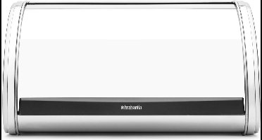 Brabantia Broodtrommel - met Schuifdeksel - Medium - Brilliant Steel