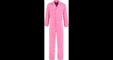 EM Workwear kinderoverall pol/kat Roze met verdekte ritssluiting maat 140