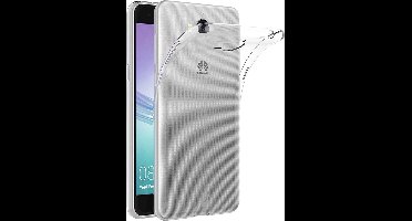 Hoesje geschikt voor Huawei Y6 (2017) - Transparant TPU Siliconen Soft Gel Case - van iCall