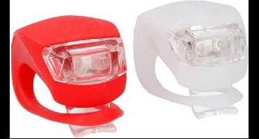 Lifetime Fietslampje LED - fietslichtjes set - 2 stuks - waterbestendig
