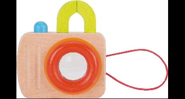 Houten Camera Afmeting artikel: 11,5 x 10 x 5 cm