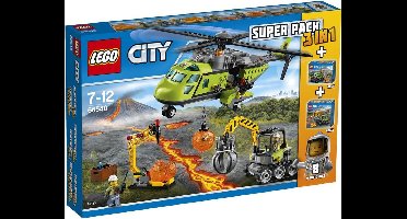 LEGO City Vulkaan 3-in-1 pack!