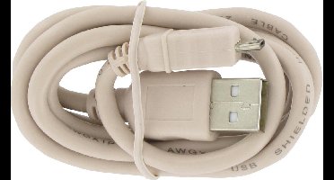 KOPP USB-aansluitkabel naar micro-B voor smartphone/camera/tablet, 1m | GRIJS