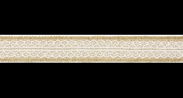 jute tape met kant, 4x500cm