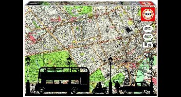Rush Hour in Londen - Puzzel 500 stukjes